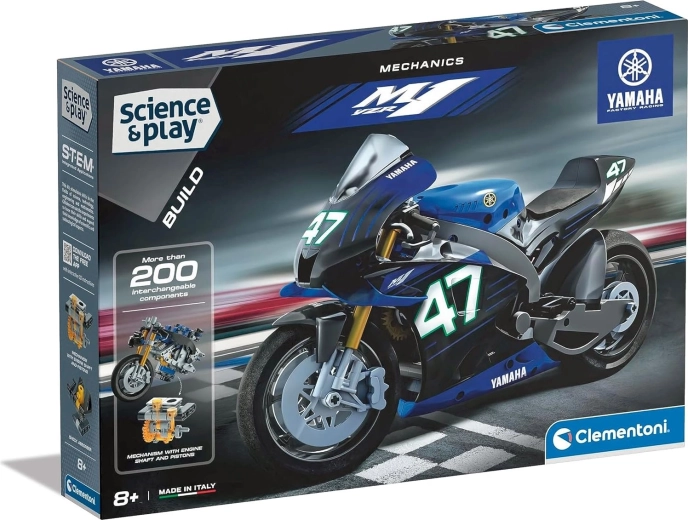 Clementoni Science & Play mehaanikalabor – mootorratas YAMAHA M1