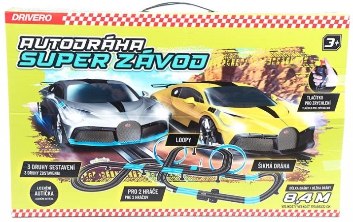 DRIVERO autorada supervõidusõit 8,4 m BUGATTI autodega