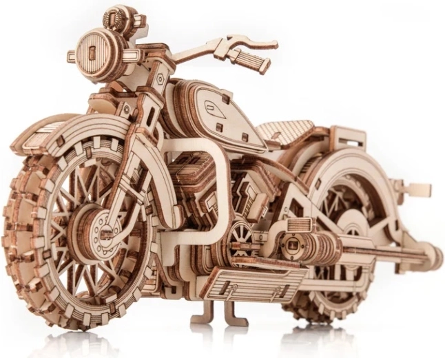Little Story 3D puidust kokkupandav mudel – mootorratas Comanche