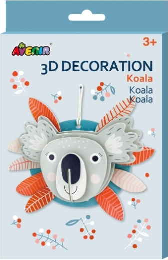3D Koala Decoration from FSC Paper