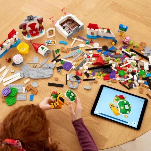 Digitaalsed juhendid LEGO Super Mario rakenduses