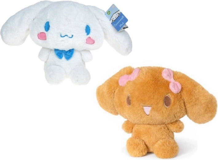 Hello Kitty Fluffy Cinnamoroll & Mocca Plush 30 cm