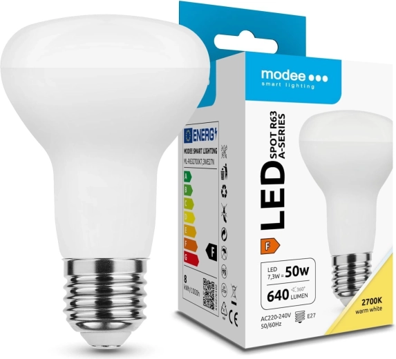 LED-kohtvalgusti pirn Modee R63 7,3 W E27 640 lm soe valge