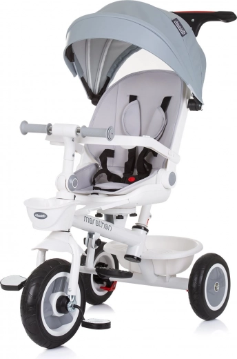 Laste kolmikratas katusega Marathon 2in1 Ash Grey