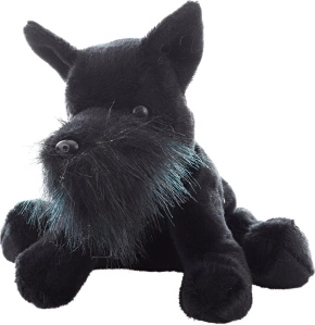 Plush Schnauzer Dog 16 cm