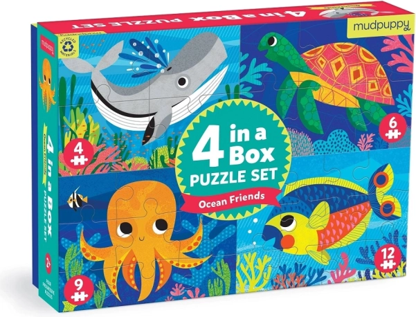 Mudpuppy pusle ookean – komplekt 4 ühes