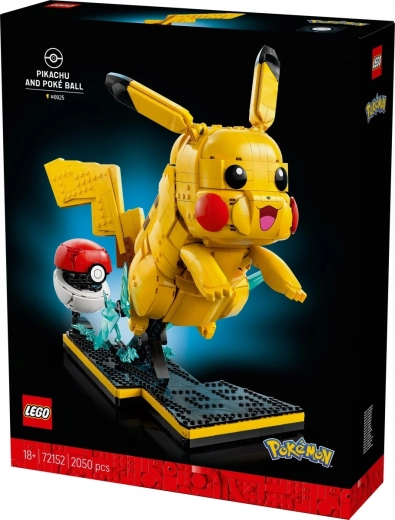 Pikachu vitriinimudel ikooniliste detailidega