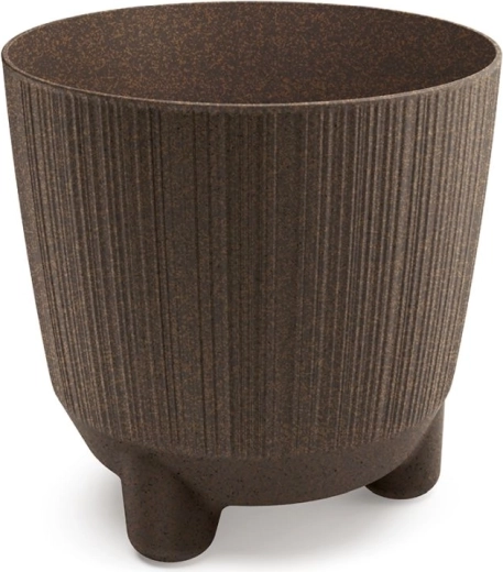 Ryfo Eco Wood Planter 19.5 cm – Coffee