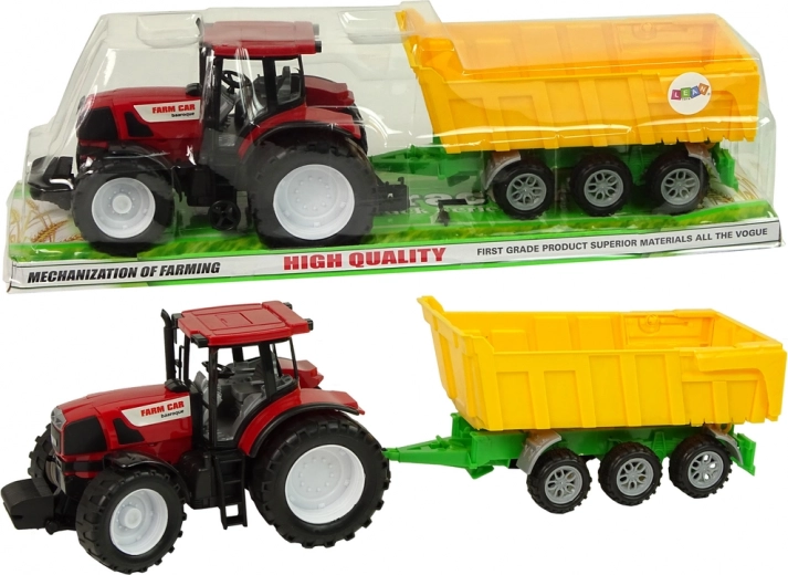 Laste traktor kallutatava haagisega 50 cm