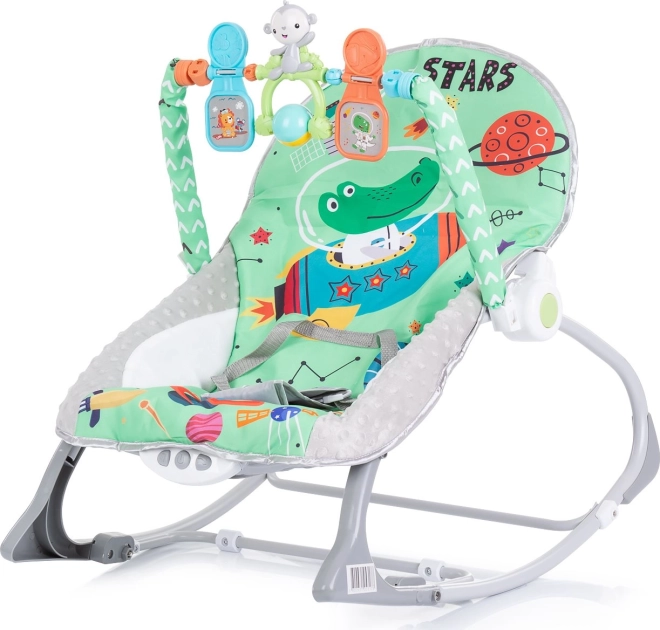 Vibreeriv lamamistool beebidele 2in1 Baby Spa Green