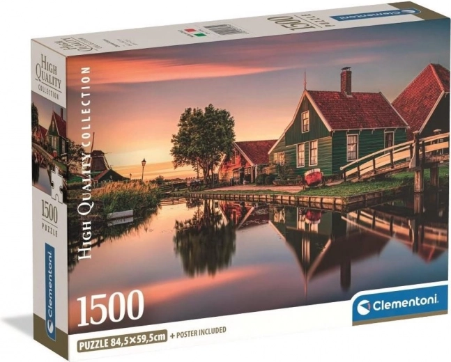 Pusle CLEMENTONI Ajalooline küla Zaanse Schans 1500 tükki