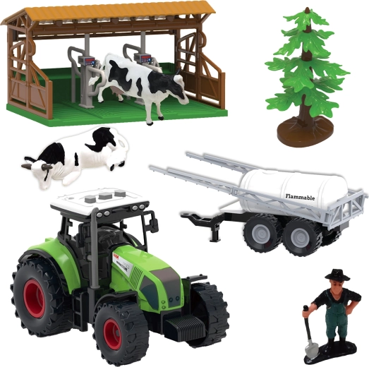 Farm service play set farm 7 pcs with lights and sounds
