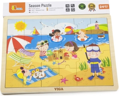 VIGA puidust pusle Suvi – 24 tükki
