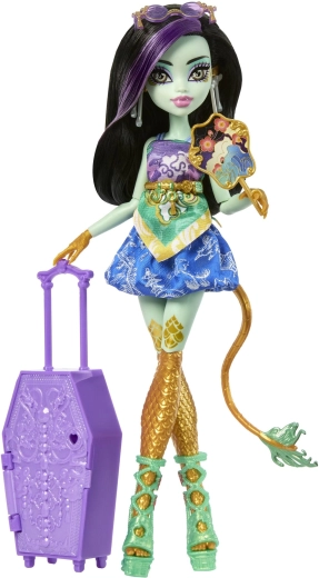 Monster High Scare-adise Secrets Jinafire Long with Travel Accessories