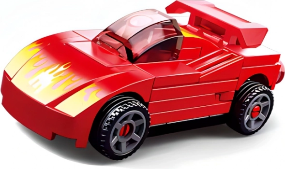 Sluban Power Bricks üleskeeratav auto punane sportauto