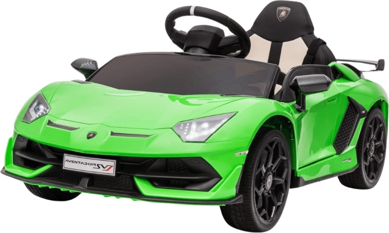 Laste elektriline auto Lamborghini, roheline