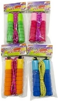 Jump rope with mechanical jump counter