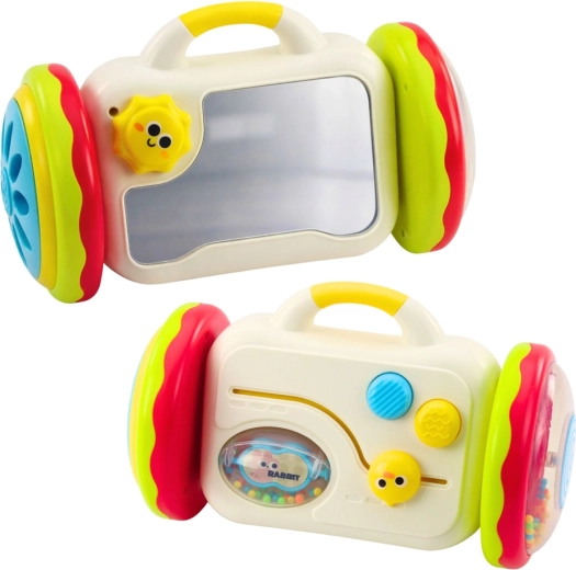 Moving fun that motivates crawling