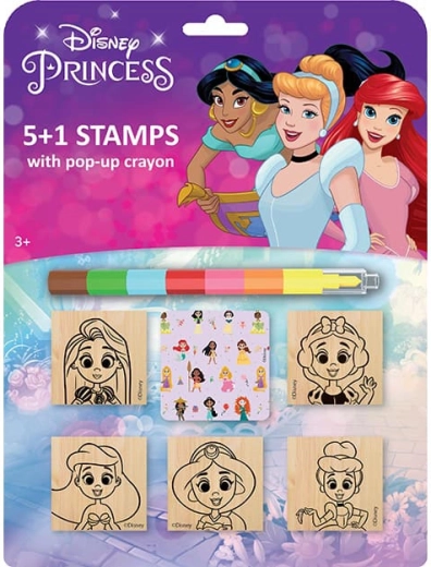 Disney printsesside templikomplekt vahakriidiga