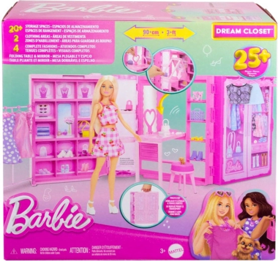 BARBIE unistuste garderoob rõivaste ja aksessuaaridega (ilma nukuta)