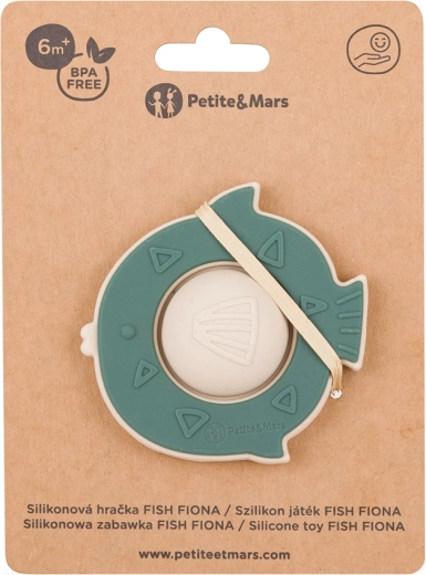Silikoonmänguasi Petite&Mars Fish Fiona dusty rose 6k+