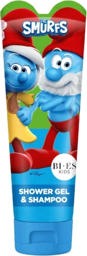 Smurfs laste dušigeel ja šampoon 2-ühes 240 ml