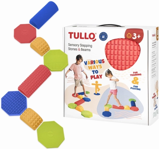 Sensoorne tasakaalurada – kombineeritud komplekt (8 osa)