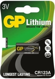 GP Lithium CR123 Battery