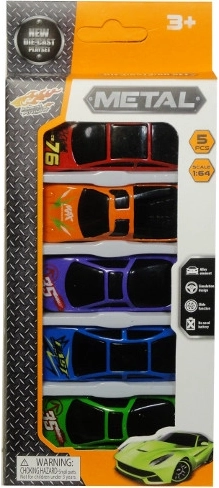 Viie väikese auto komplekt