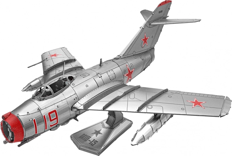 Metallist 3D pusle METAL EARTH – reaktiivlennuk MiG-15