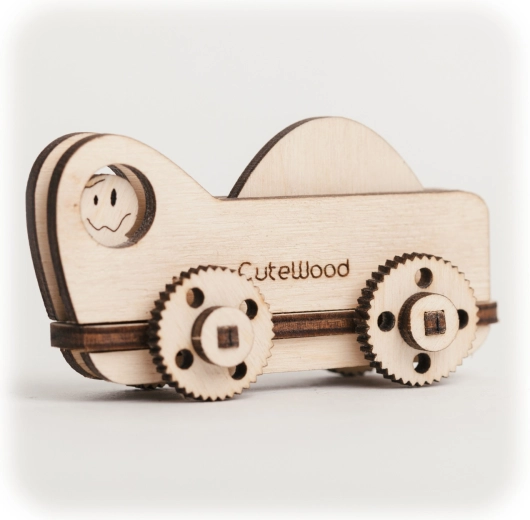 CuteWood puidust 3D pusle veoauto