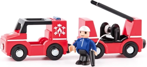 Fire truck with ladder