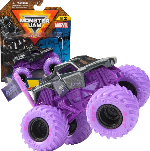 Spin Master Monster Jam monster truck Marvel Black Panther 1:64