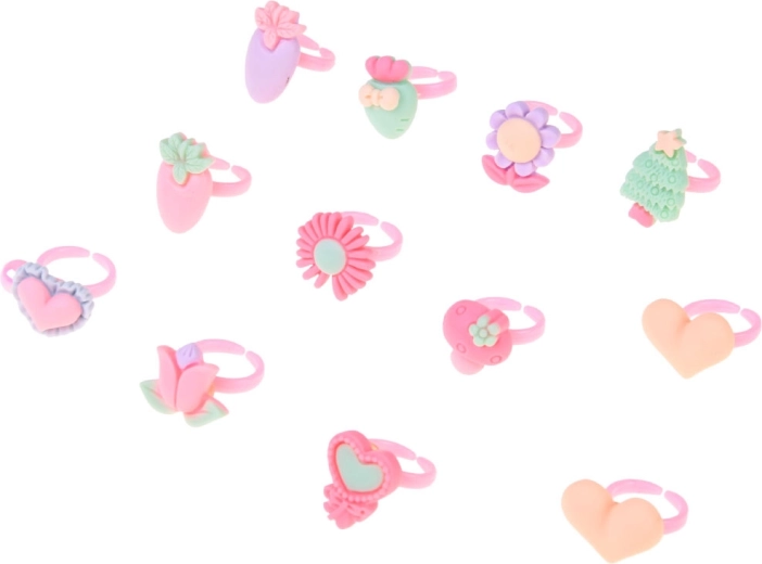 12 pastelses toonis sõrmust igaks päevaks