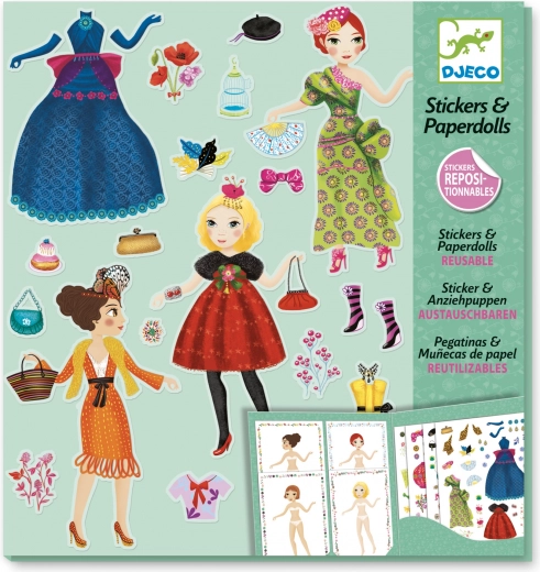 Djeco Sticker Set Fashion Designer