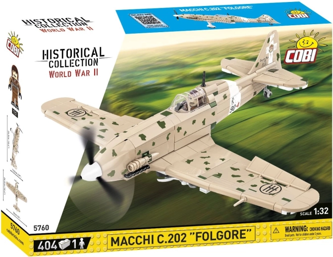 Cobi Macchi C.202 Folgore lennuki ehituskomplekt 1:32 - 1 tk