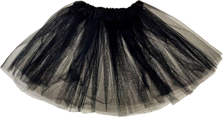 Fluffy 3-layer tulle skirt