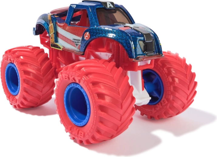 Large off-road wheels for driving over obstacles