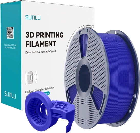 Sunlu suure kiirusega matt PETG filament, sinine
