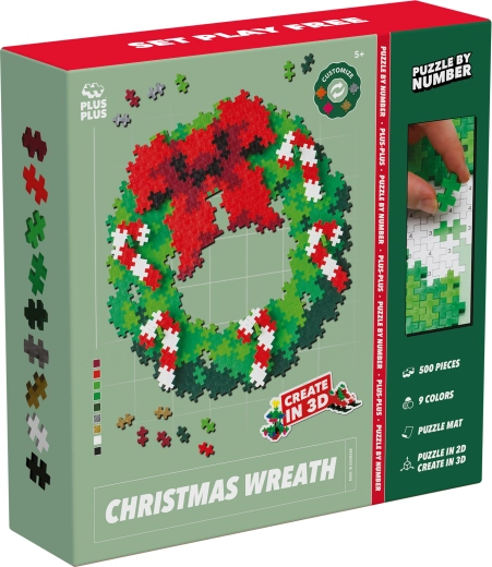 500 pieces for a Christmas wreath and your own ideas