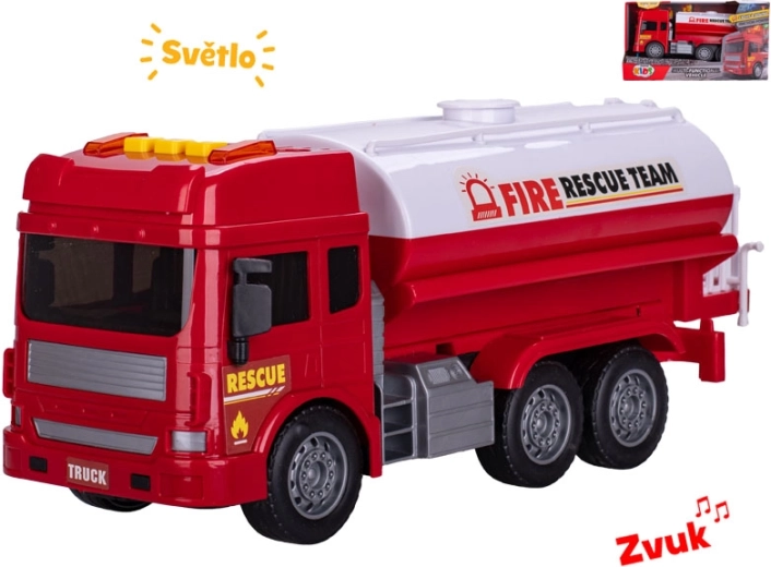 Fire engine tanker with lights and sounds 28 cm