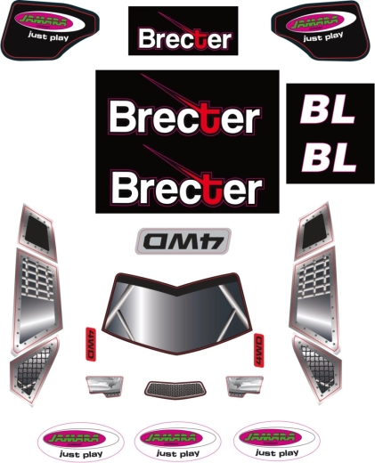 Brecteri kleebiste komplekt – 1 tk