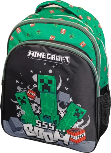 Minecrafti kooliseljakott Creeper roheline 42 cm