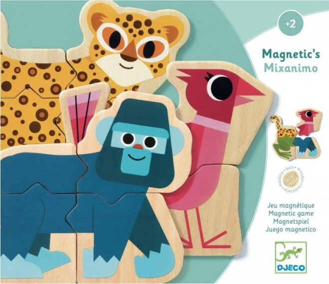 Djeco magnetiline loomade kokkupanekukomplekt
