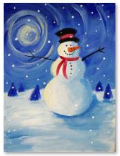 Teemanditikand (diamond painting) lumememm 30 × 40 cm - 1 tk