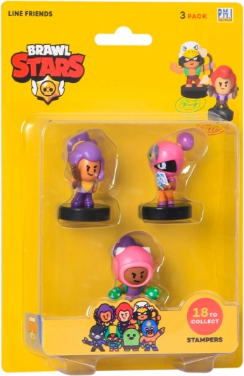 Brawl Stars 3-pakk figuurid templitega