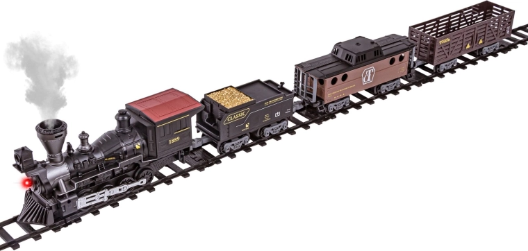 Realistic sounds, light and steam like a real locomotive