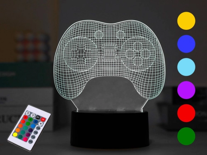 Night LED nightlight game controller, various colors