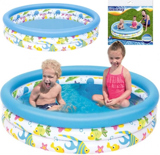 BESTWAY laste täispuhutav aiabassein 122 × 25 cm, 140 l