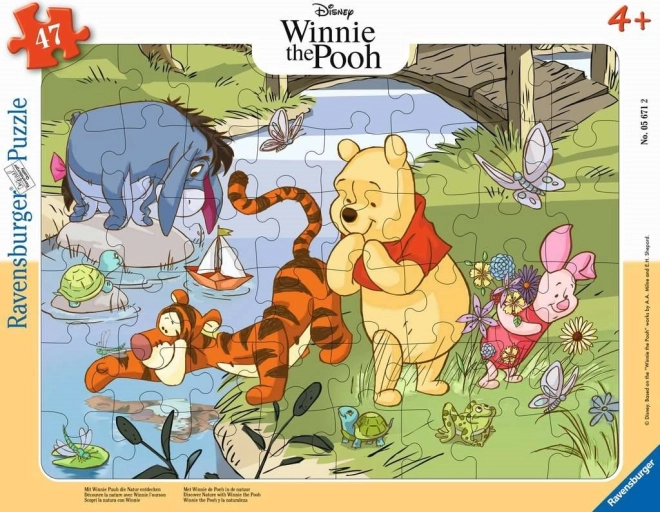 Winnie the Pooh Discovers Nature Puzzle 47 Pieces